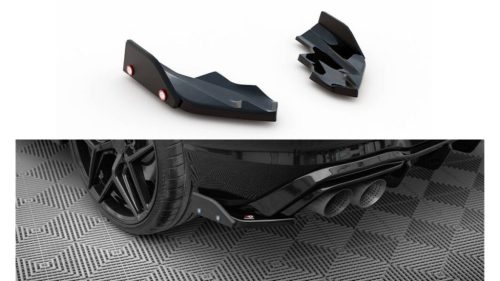 Splitter Volkswagen Golf 8 R Rear Side v.6 + Flaps