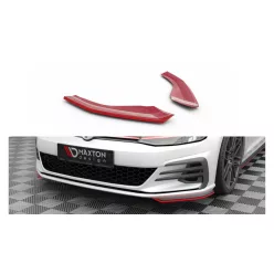   Splitter Volkswagen Golf 7 Facelift GTI Front Side Gloss Black