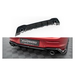   Diffuser Volkswagen Golf 8 GTE Rear Valance + Exhaust Ends Imitation Chrome