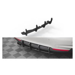 Diffuser BMW 4 F32 M-Pack Rear Street Pro v.1 Black-Red