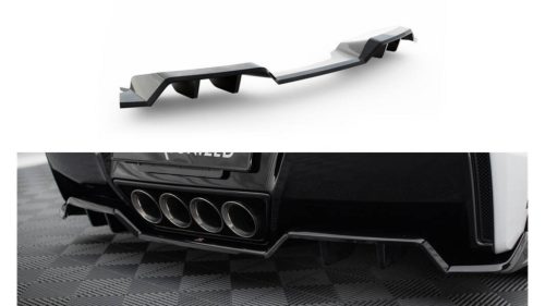 Splitter Chevrolet Corvette C7 Rear Central with Diffuser