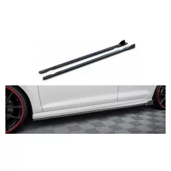 Side Skirts Diffusers V.3 + Flaps Volkswagen Golf R Mk7