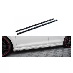 Side Skirts Diffusers V.4 Volkswagen Golf R Mk7