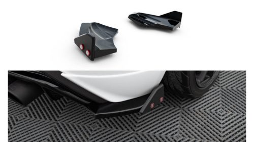 Splitter Ford Fiesta ST Mk7 Rear Side + Flaps Facelift v.3