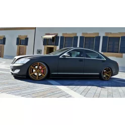 Diffuser Mercedes-Benz S W221 Long Side Skirts Gloss Black