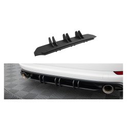 Diffuser Volkswagen Jetta GLI Mk7 Rear Street Pro Black-Red