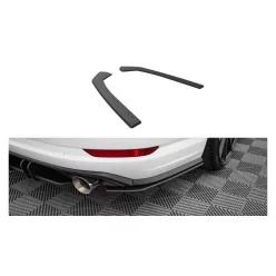   Splitter Volkswagen Jetta GLI Mk7 Rear Side Street Pro Black-Red