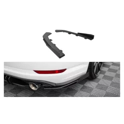   Splitter Volkswagen Jetta GLI Mk7 Rear Side Street Pro Black + Gloss Flaps