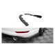 Splitter Volkswagen Jetta GLI Mk7 Rear Side Street Pro Black-Red + Gloss Flaps