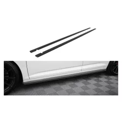 Side Skirts Volkswagen Jetta GLI Mk7 Street Pro Black-Red