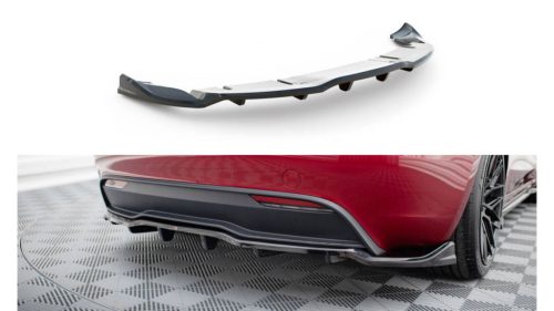 Splitter Tesla Model 3 Project Highland Rear Central with Diffuser v.2