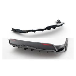   Splitter Tesla Model X Mk1 Facelift Rear Central with Diffuser v.2