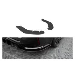 Splitter BMW M3 G80 Rear Side Street Pro Black-Red v.2
