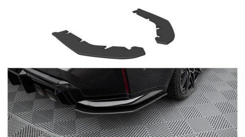 Splitter BMW M3 G80 Rear Side Street Pro Black-Red v.2