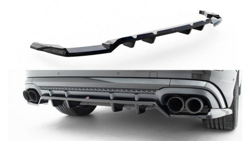 Splitter Audi SQ8 Q8 S-Line Mk1 Facelift Rear Central with Diffuser v.2