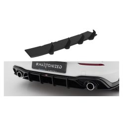 Diffuser Volkswagen Golf GTI Mk8 Rear Street Pro Black v.3