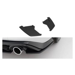   Splitter Volkswagen Golf GTI Mk8 Rear Side Street Pro Black-Red v.1