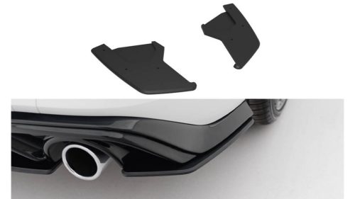 Splitter Volkswagen Golf GTI Mk8 Rear Side Street Pro Black-Red v.1