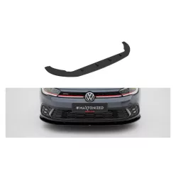   Splitter Volkswagen Polo GTI Mk6 Facelift Front Street Pro Black-Red