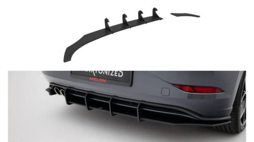 Diffuser Volkswagen Polo GTI Mk6 Facelift Rear Street Pro Black