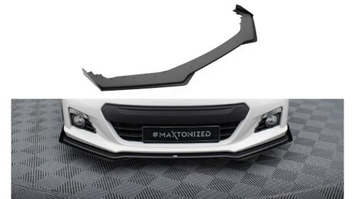Splitter Subaru BRZ Mk1 Front Street Pro Black + Gloss Flaps