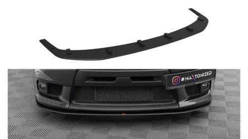 Splitter Mitsubishi Lancer EVO X Front Street Pro Black-Red