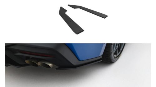 Splitter Ford Mustang GT Mk7 Rear Side Street Pro Black-Red