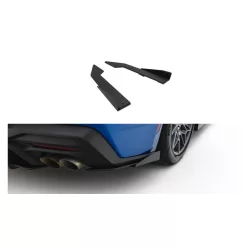   Splitter Ford Mustang GT Mk7 Rear Side Street Pro Black + Gloss Flaps