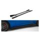 Side Skirts Ford Mustang GT Mk7 Street Pro Black + Gloss Flaps