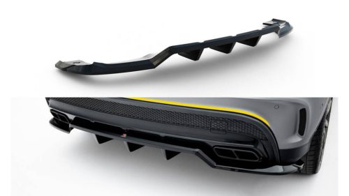 Splitter Mercedes-Benz GLA 45 AMG X156 Rear Central with Diffuser v.2