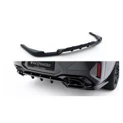   Splitter BMW X4 G02 M-Pack Facelift Rear Central with Diffuser v.2