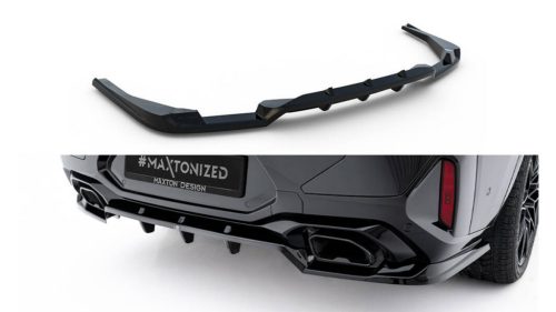 Splitter BMW X4 G02 M-Pack Facelift Rear Central with Diffuser v.2