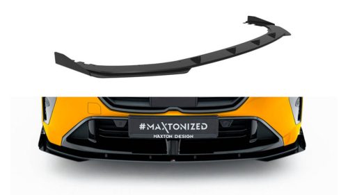 Splitter BMW 1 F70 M-Pack Front Street Pro Black-Red + Gloss Flaps