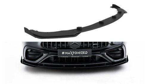 Splitter Mercedes-Benz AMG CLE 53 C236 Front Street Pro Black + Gloss Flaps