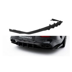   Diffuser Mercedes-Benz AMG CLE 53 C236 Rear Street Pro Gloss Flaps Red