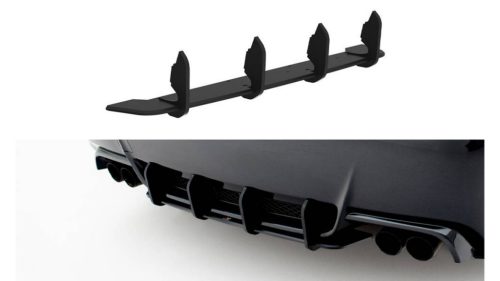 Diffuser Subaru Impreza WRX STI Mk3 Facelift Rear Street Pro Black-Red