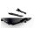 Splitter Subaru Impreza WRX STI Mk3 Facelift Rear Side Street Pro Black-Red + Gloss Flaps