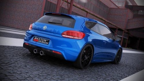 Diffuser Volkswagen Scirocco III R Rear Dual Tips primed