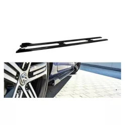   Diffuser Volkswagen Golf 7 Facelift R Side Skirts v.1 Gloss Black