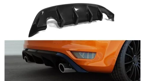 Diffuser Ford Focus II ST Facelift Rear Valance Gloss Black