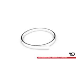 Decorative stripe for self sticking White