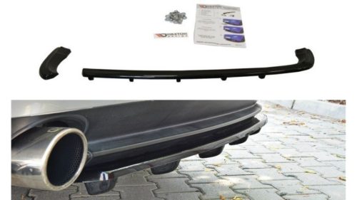 Splitter Alfa Romeo 159 Rear Central with vertical bars Gloss Black