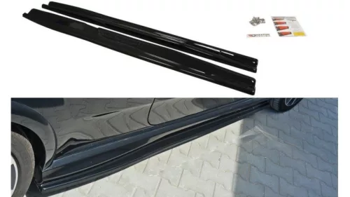 Diffuser Fiat Punto Evo Abarth Side Skirts Gloss Black