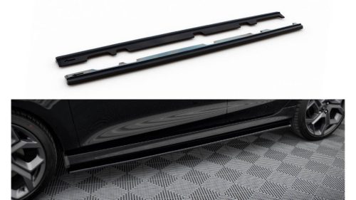 Diffuser Ford Fiesta VIII ST ST-Line Side Skirts v.1 Gloss Black