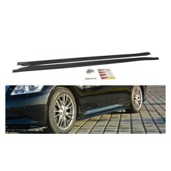 Diffuser Infiniti G37 Side Skirts Gloss Black
