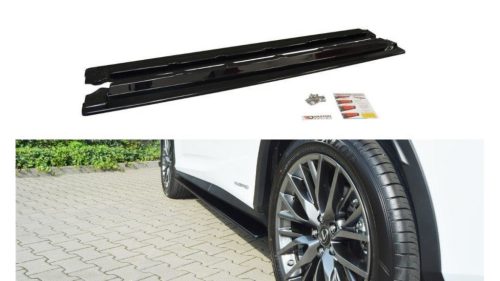 Diffuser Lexus RX IV Side Skirts Gloss Black