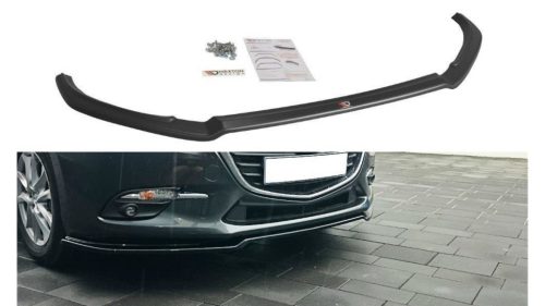 Splitter Mazda 3 III Facelift Front v.1 Gloss Black