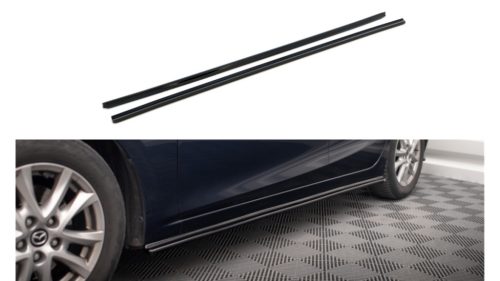 Diffuser Mazda 3 III Facelift Side Skirts Gloss Black