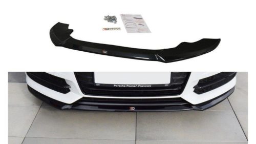 Splitter Audi A6 C7 S-Line Front v.1 Gloss Black