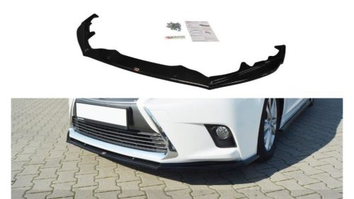 Splitter Lexus CT I Facelift Front v.1 Gloss Black